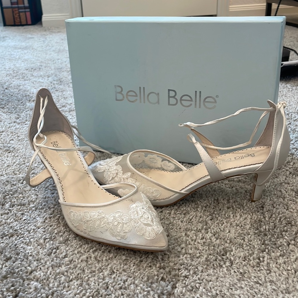 Amelia Bella belle Wedding Shoes US Size 8